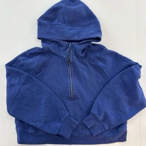 Lululemon Cropped Scuba - Violet Blue